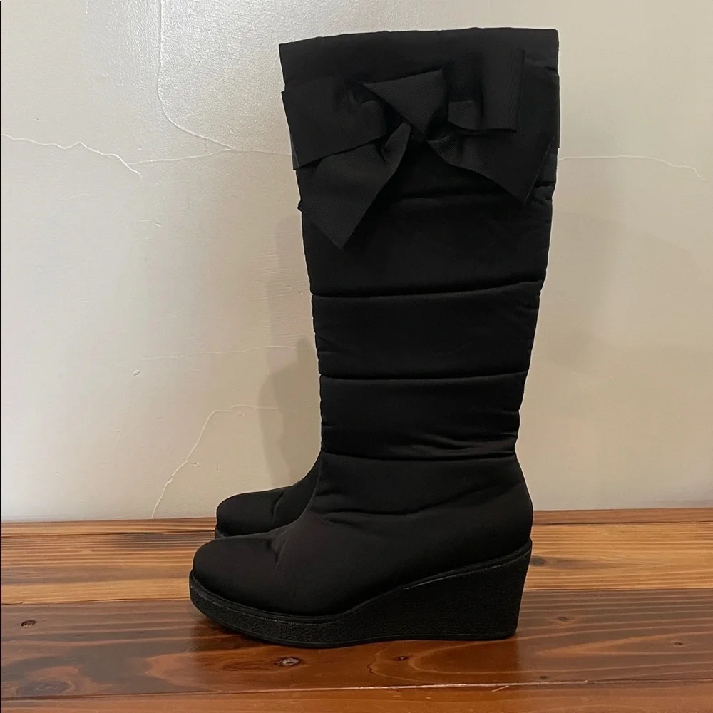 Kate Spade Cagney Winter Boots with Bow Detail Size 8